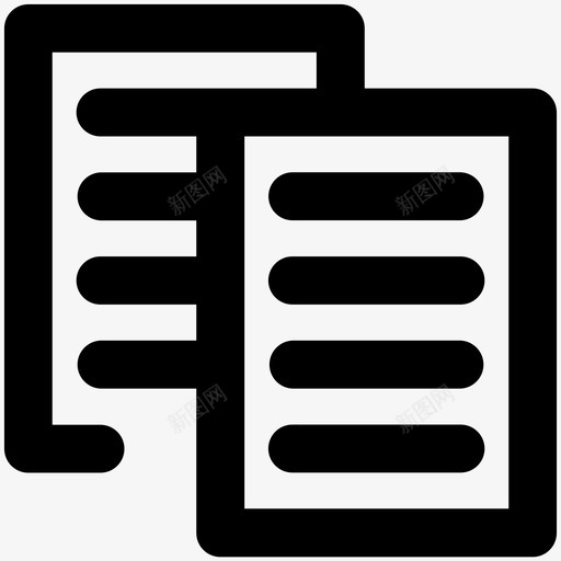复制文档文件图标svg_新图网 https://ixintu.com 复制 文件 文档 用户界面