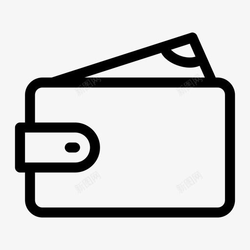 货币钱包现金美元图标svg_新图网 https://ixintu.com 企业媒介 现金 美元 货币 货币钱包