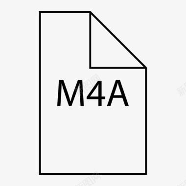 m4a音频文件图标图标