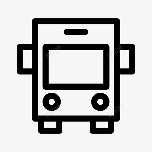 公共汽车汽车巴士车道图标svg_新图网 https://ixintu.com 公共汽车 基本2 汽车巴士 车道 道路