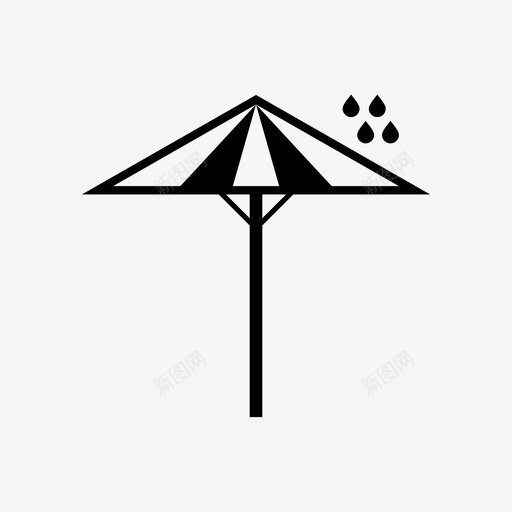 雨伞保护伞图标svg_新图网 https://ixintu.com 保护伞 雨伞