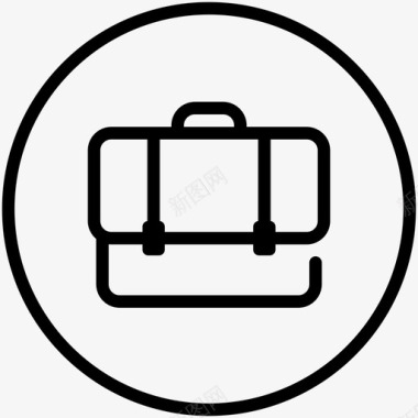 旅行箱包旅行包办公图标图标