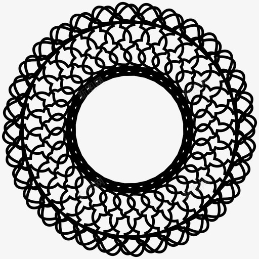 吉洛切圆装饰图标svg_新图网 https://ixintu.com 元素 吉洛切 吉洛切元素20 圆 对称 螺旋图 装饰
