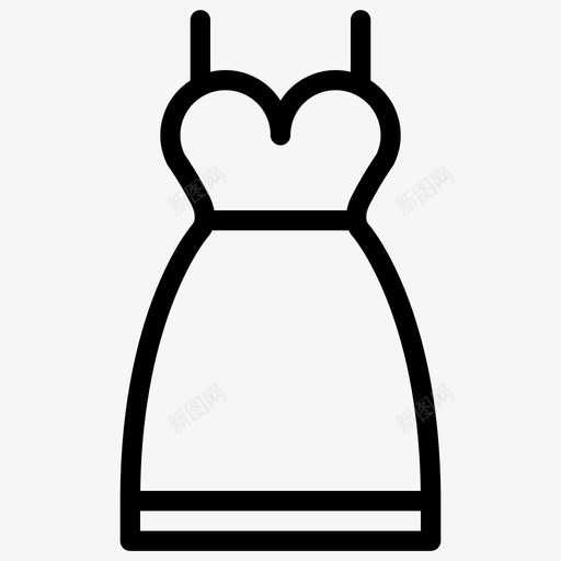 服装优雅婚礼图标svg_新图网 https://ixintu.com 优雅 婚礼 服装 服装及配饰