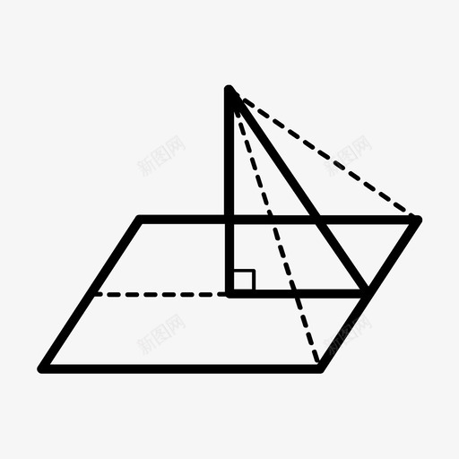 几何度多边形图标svg_新图网 https://ixintu.com 几何 右 多边形 度 数学 正方形