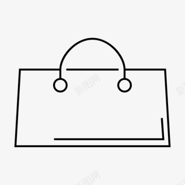 购物袋采购贸易和商业图标图标