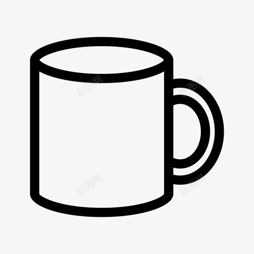 咖啡杯休息点心图标svg_新图网 https://ixintu.com 休息 咖啡杯 点心 物品 茶
