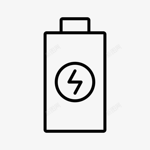 充电电池螺栓全电池图标svg_新图网 https://ixintu.com 充电电池 全电池 动力 科技 螺栓