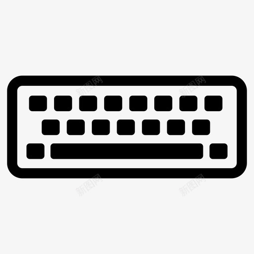 键盘计算机qwerty图标svg_新图网 https://ixintu.com qwerty 书写 打字 计算机 软硬件 键盘