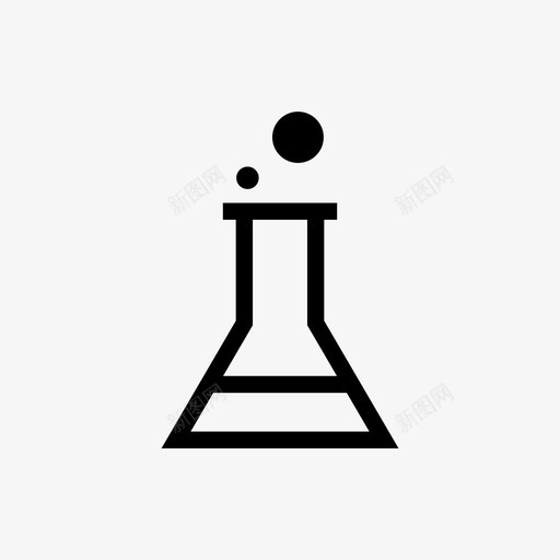 科学erlenmeyer烧瓶图标svg_新图网 https://ixintu.com erlenmeyer烧瓶 科学