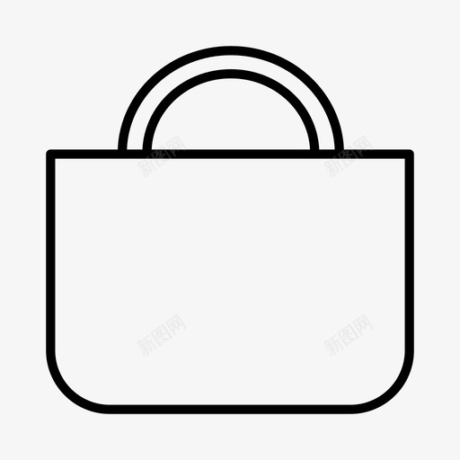 采购袋购物袋配件图标svg_新图网 https://ixintu.com 时尚 袋子 购物袋 配件 采购袋