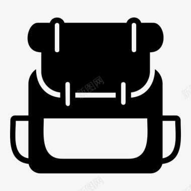 背包配件包图标图标
