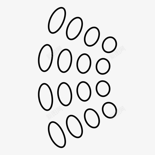 圆形图案圆弧画笔图标svg_新图网 https://ixintu.com 图案 圆弧 圆形图案 瓷砖 画笔