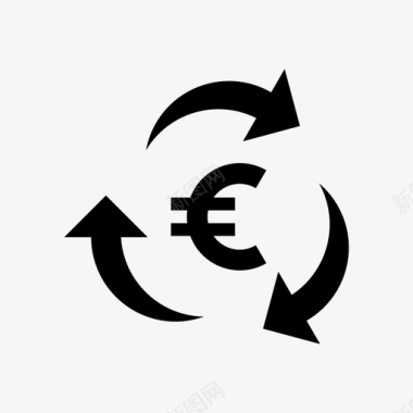 欧元货币业务稳健图标图标
