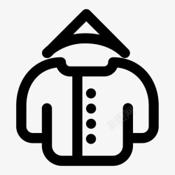 舒适夹克夹克布料舒适图标高清图片