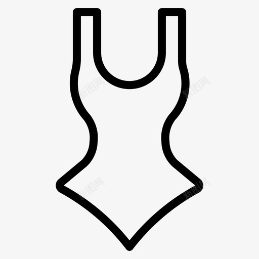 游泳衣连体衣游泳池图标svg_新图网 https://ixintu.com 夏季 大海 泳衣 游泳池 游泳衣 连体衣