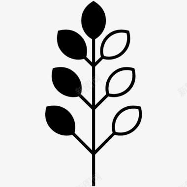 树木氧气植物图标图标