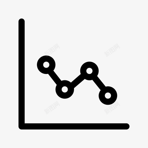 折线图图下图标svg_新图网 https://ixintu.com 下 图 折线图 线图