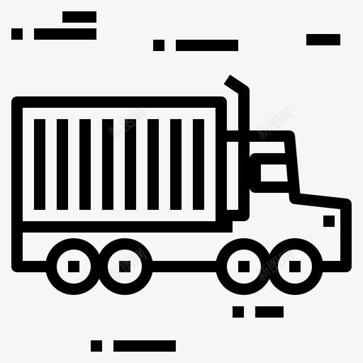 集装箱卡车箱子交货图标svg_新图网 https://ixintu.com 交货 箱子 自卸卡车 运输 集装箱卡车