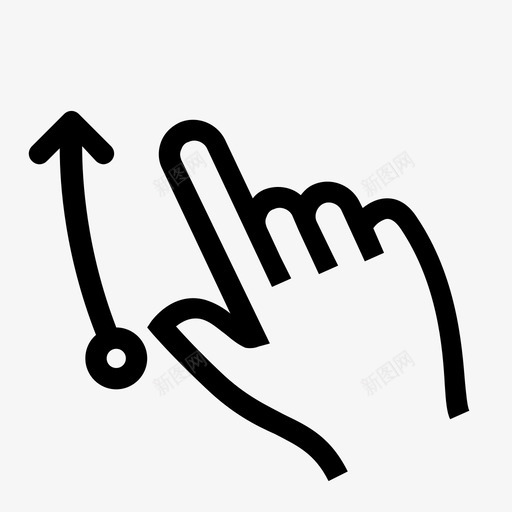 gesture_1f-swipe-upsvg_新图网 https://ixintu.com gesture_1f-swipe-up