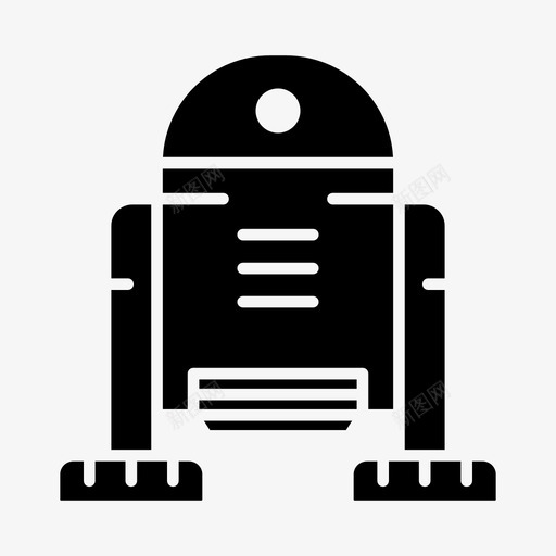 机器人自动化金属图标svg_新图网 https://ixintu.com 技术 机器人 玩具 科学 科学和技术 自动化 金属