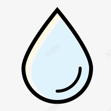 水滴-彩图标