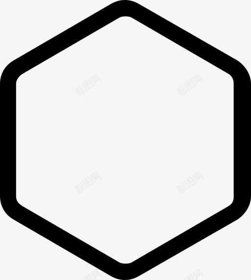 六边形几何多边形图标svg_新图网 https://ixintu.com 六边形 几何 多边形 形状