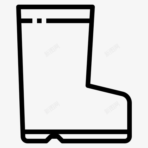 靴子农业农场图标svg_新图网 https://ixintu.com 农业 农场 花园 靴子 鞋子