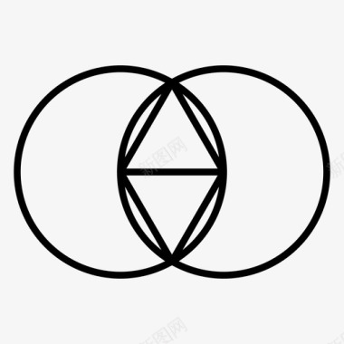 三角形炼金术雕文图标图标