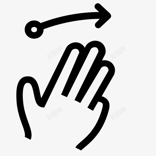 gesture_2f-swipe-right-48svg_新图网 https://ixintu.com gesture_2f-swipe-right-48