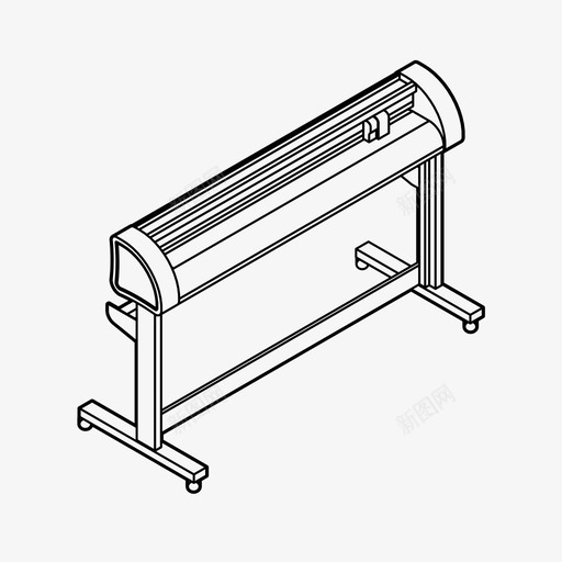 切割机大幅面工具图标svg_新图网 https://ixintu.com 切割机 大幅面 总格式 绘图仪 设计工具