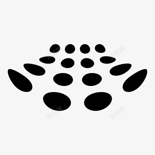 圆形图案画笔瓷砖图标svg_新图网 https://ixintu.com 图案 圆形图案 瓷砖 画笔