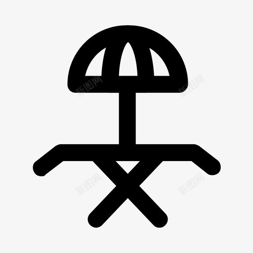 桌子花园室内图标svg_新图网 https://ixintu.com 公园 室内 桌子 花园 雨伞