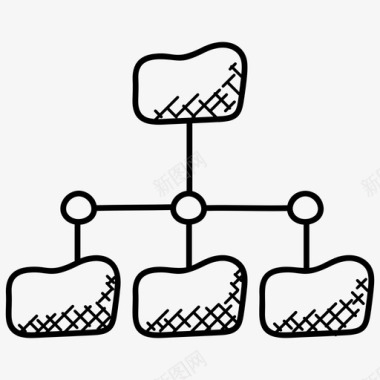文件夹网络结构数据网络文件夹网络图标图标