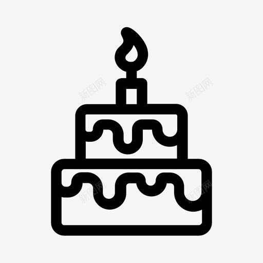 蛋糕生日蛋糕母亲节图标svg_新图网 https://ixintu.com 母亲节图标 生日蛋糕 蛋糕