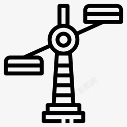 乐园飓风飓风娱乐嘉年华图标高清图片
