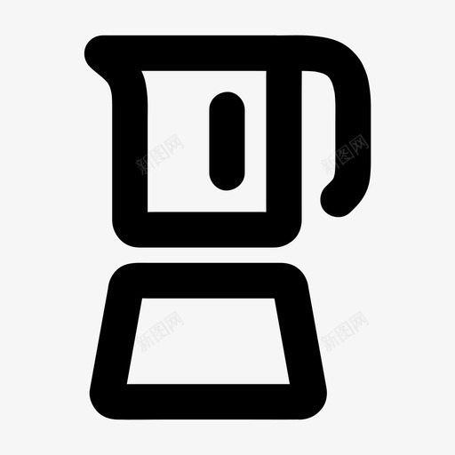 摩卡壶莫卡壶电器图标svg_新图网 https://ixintu.com 厨房 咖啡 咖啡机 摩卡壶 电器 电子产品 莫卡壶