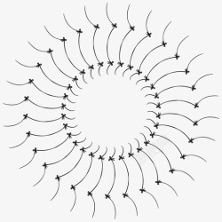 虚线圆元素吉洛切圆装饰图标高清图片