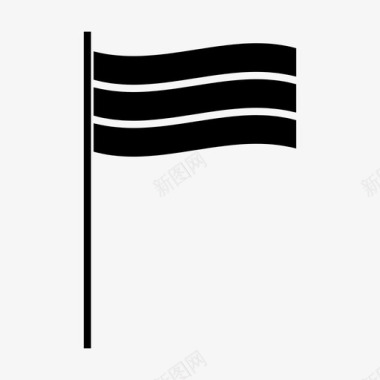 旗帜文化国际图标图标