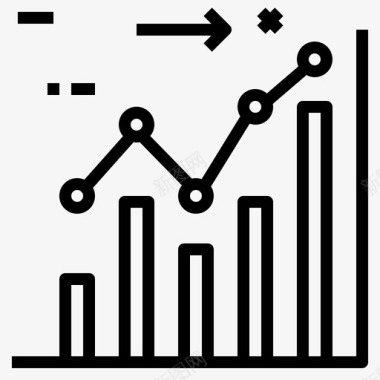 统计学商业图表图标图标