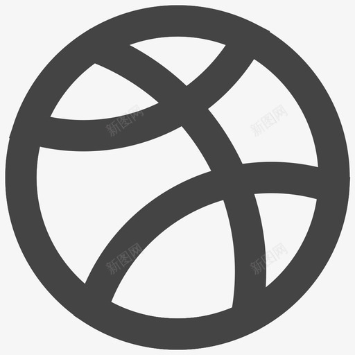 dribbblesvg_新图网 https://ixintu.com dribbble 线性 扁平 单色 简约 精美 追波，