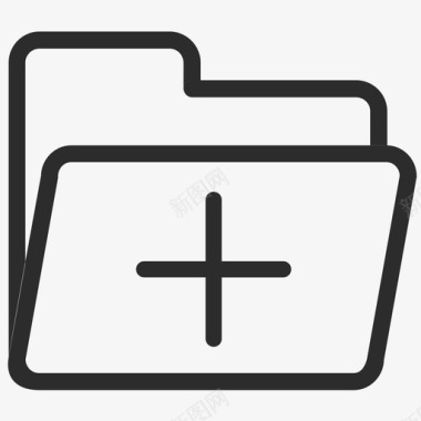素材管理-添加文件夹图标