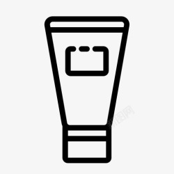 护肤肥皂洁面乳化妆品泡沫图标高清图片