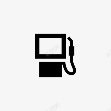 燃料汽油泵加油站图标图标