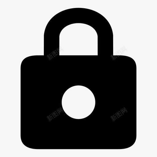 锁引导favicon图标svg_新图网 https://ixintu.com favicon navicon 响应按钮 安全 引导 锁