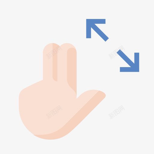 fingers expand 02.2svg_新图网 https://ixintu.com fingers expand 02.2