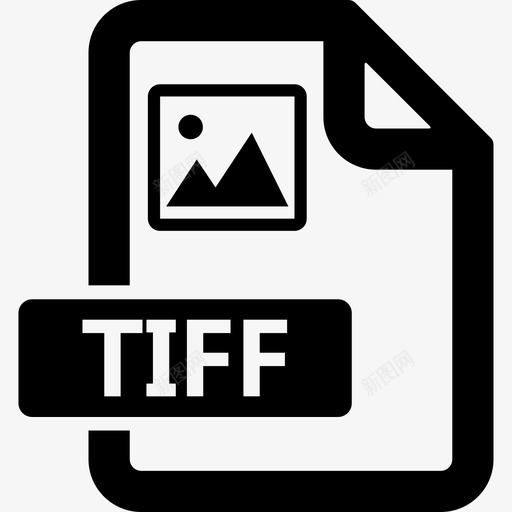 TIFF格式svg_新图网 https://ixintu.com TIFF格式 填充 线性 扁平