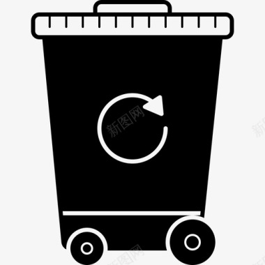 回收站垃圾箱容器图标图标