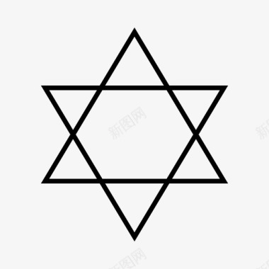 星以色列犹太人图标图标