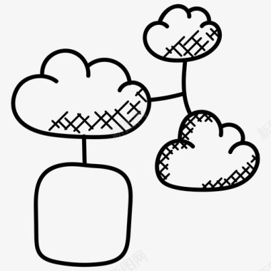 云服务器云计算服务器云服务器托管图标图标
